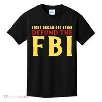 Defund The FBI Conservative Kids T-Shirt thumb 0
