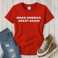 Donald Trump For President Make America Great Again Women's T-Shirt thumb 3