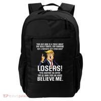 Donald Trump Fathers Day Great Dad Backpack thumb 0