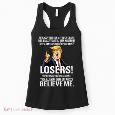 Donald Trump Fathers Day Great Dad Women's Tank Top