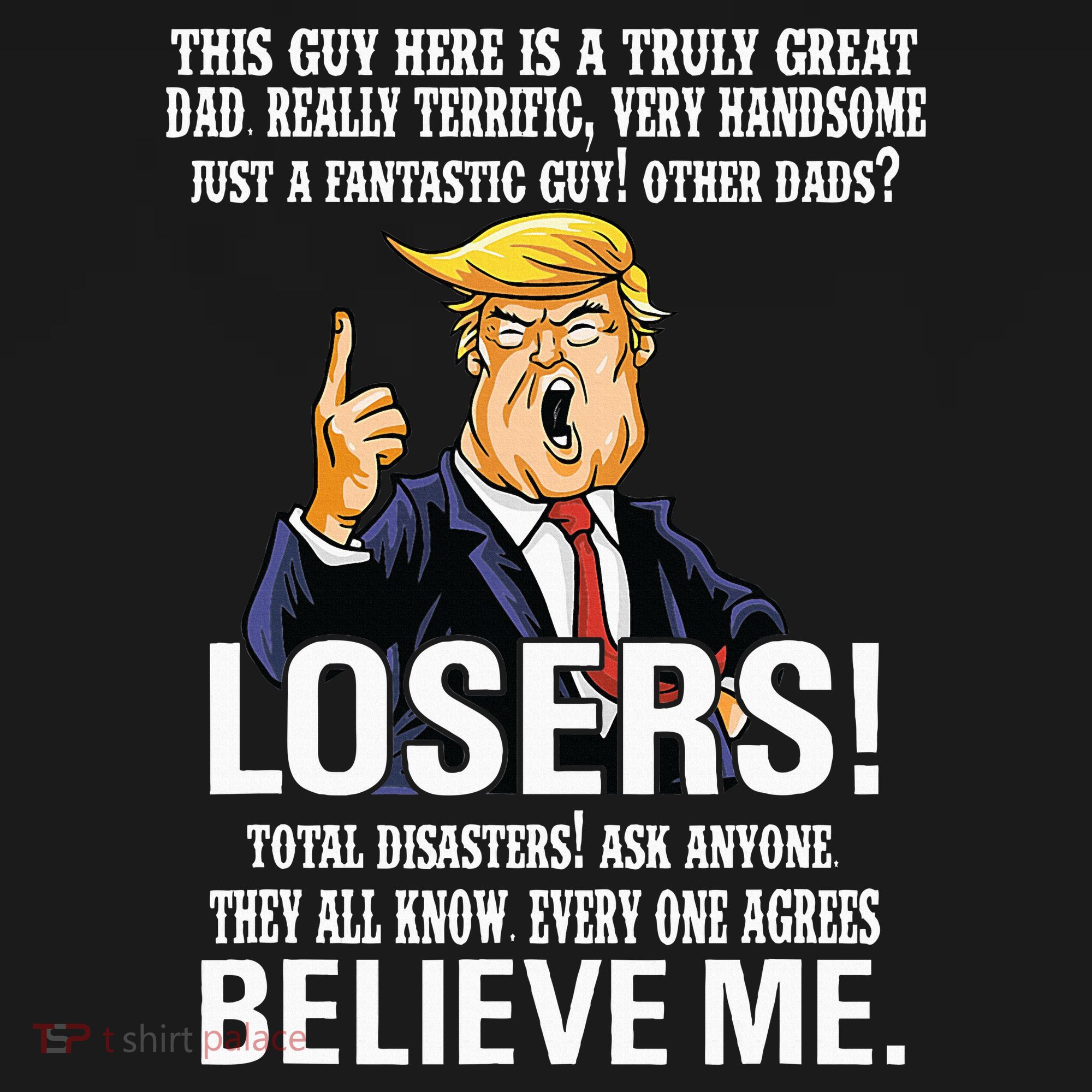 Donald Trump Fathers Day Great Dad Women's Tank Top