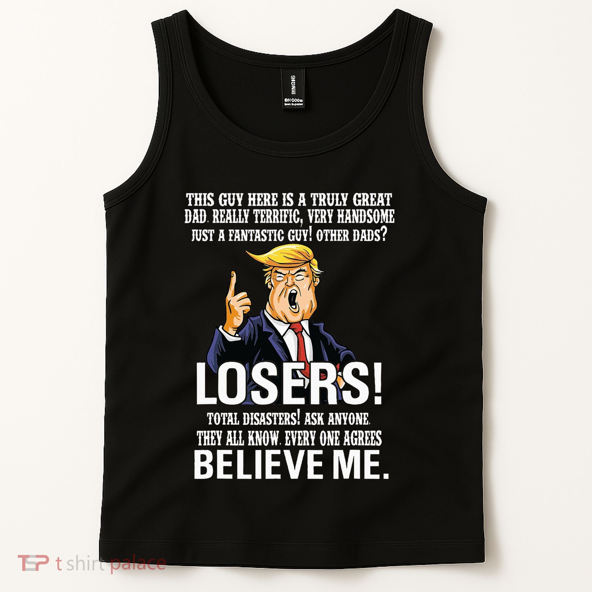 Donald Trump Fathers Day Great Dad Tank Top