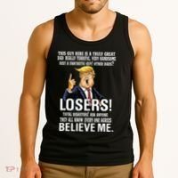 Donald Trump Fathers Day Great Dad Tank Top thumb 3
