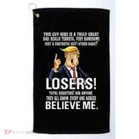 Donald Trump Fathers Day Great Dad Golf Towel thumb 0