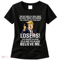 Donald Trump Fathers Day Great Dad Women's T-Shirt thumb 0