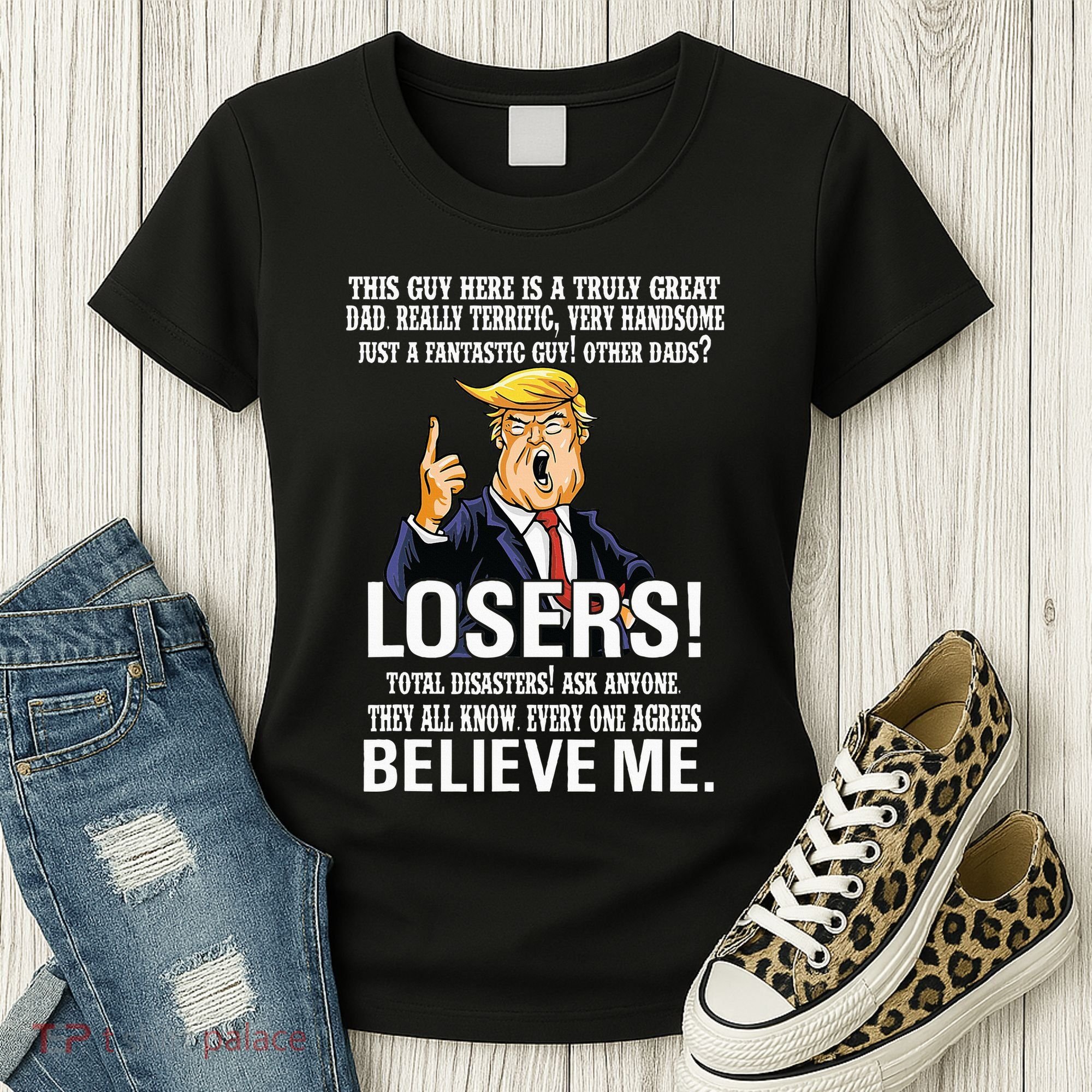 Donald Trump Fathers Day Great Dad Women's T-Shirt