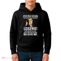 Donald Trump Fathers Day Great Dad Kids Hoodie thumb 4