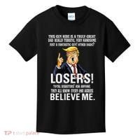 Donald Trump Fathers Day Great Dad Kids T-Shirt thumb 0