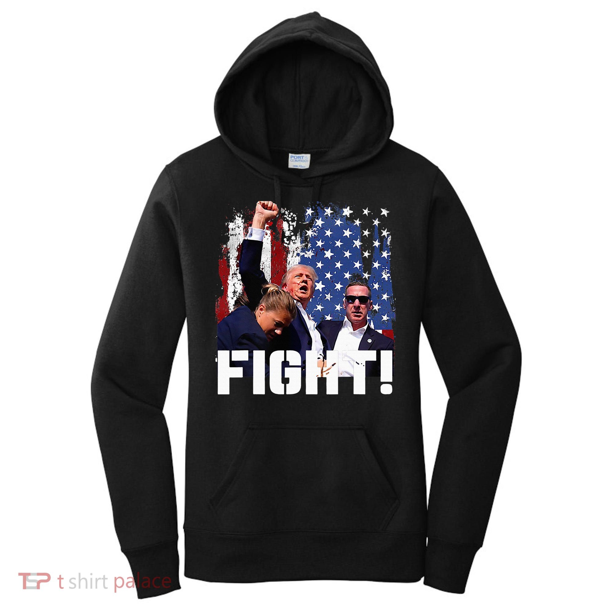 Donald Trump Fist Pump Women's Hoodie
