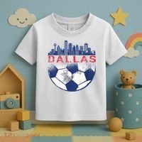 Dallas Texas Fan Fc Toddler T-Shirt thumb 3