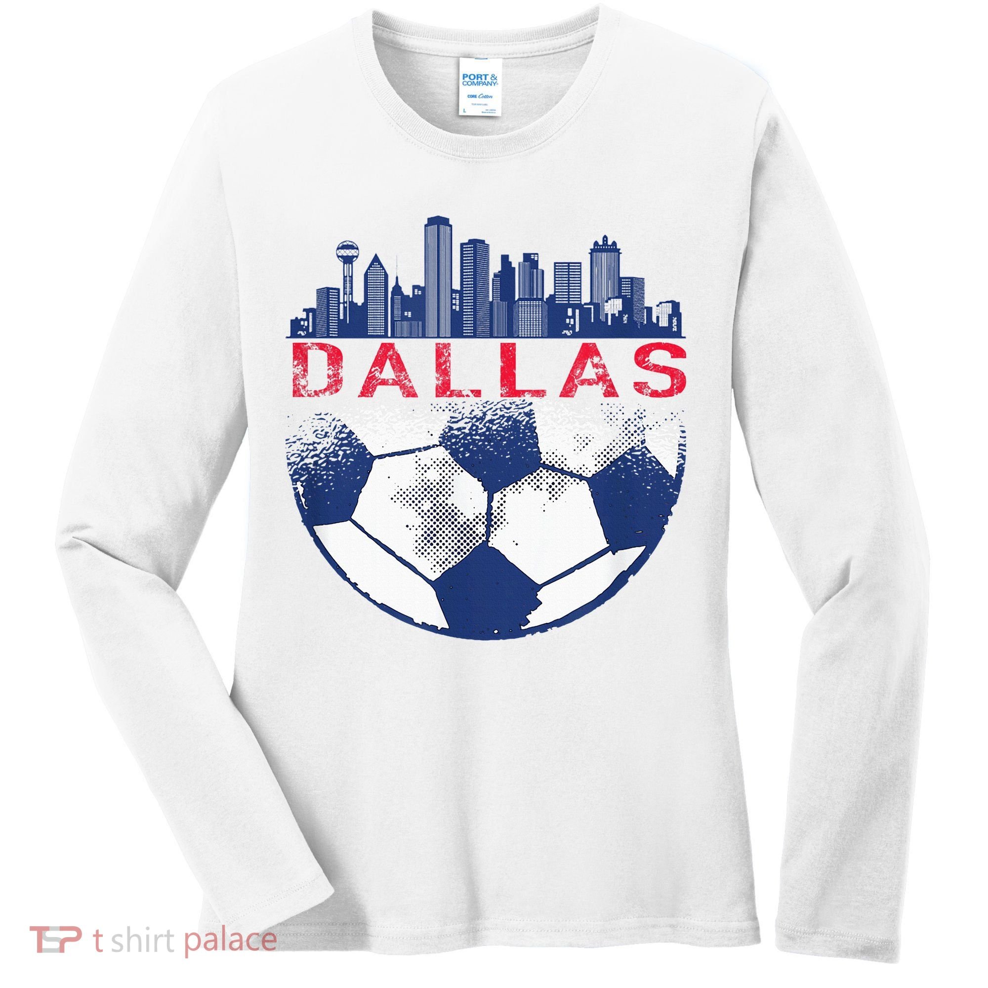 Dallas Texas Fan Fc Women's Long Sleeve Shirt