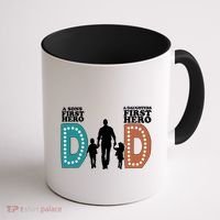 Dad The First Hero FatherS Day Gift Coffee Mug thumb 1
