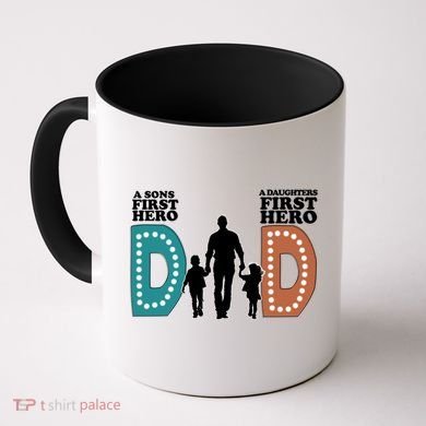 Dad The First Hero FatherS Day Gift Coffee Mug