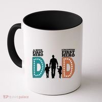 Dad The First Hero FatherS Day Gift Coffee Mug thumb 0