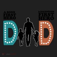 Dad The First Hero FatherS Day Gift Beanie thumb 2