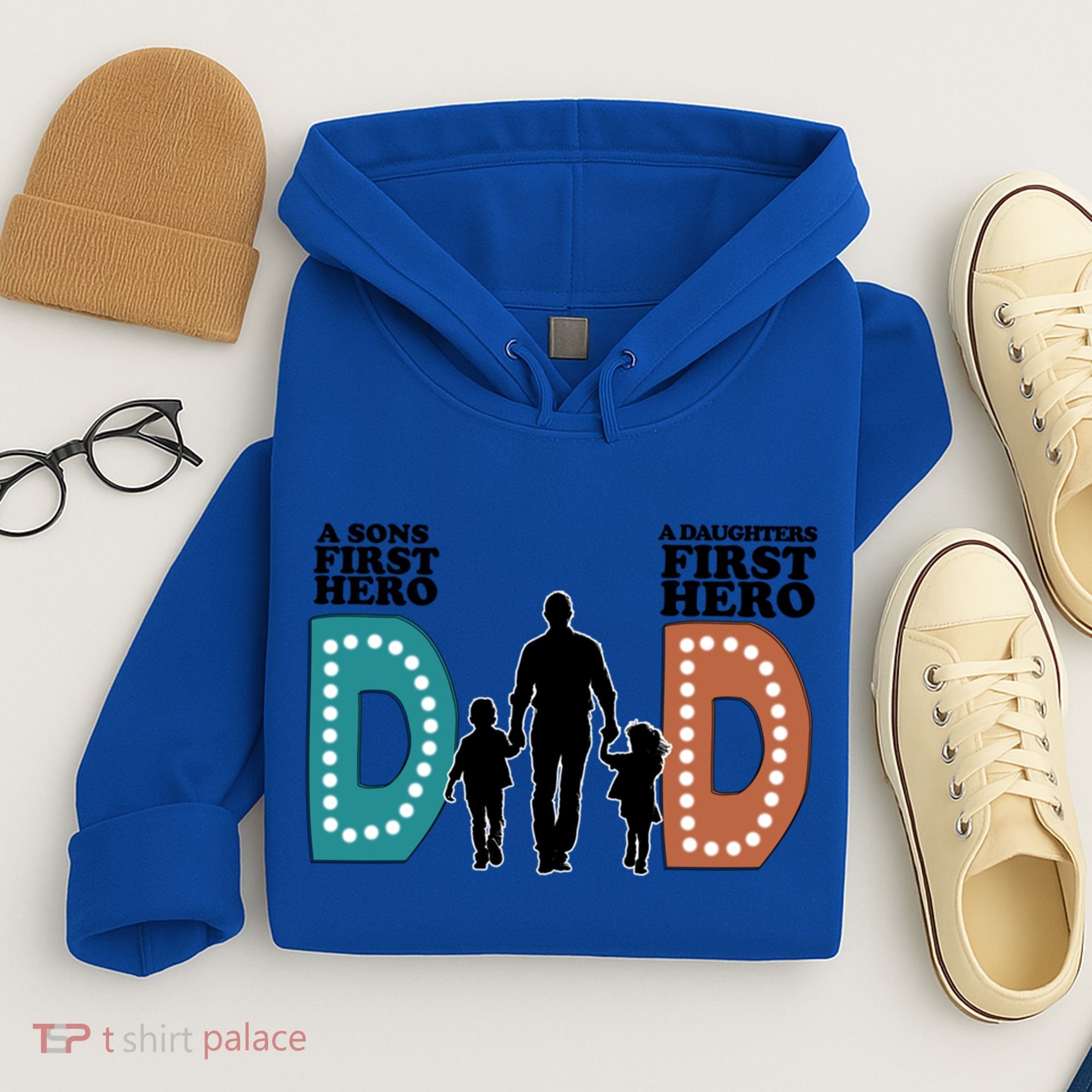 Dad The First Hero FatherS Day Gift Hoodie