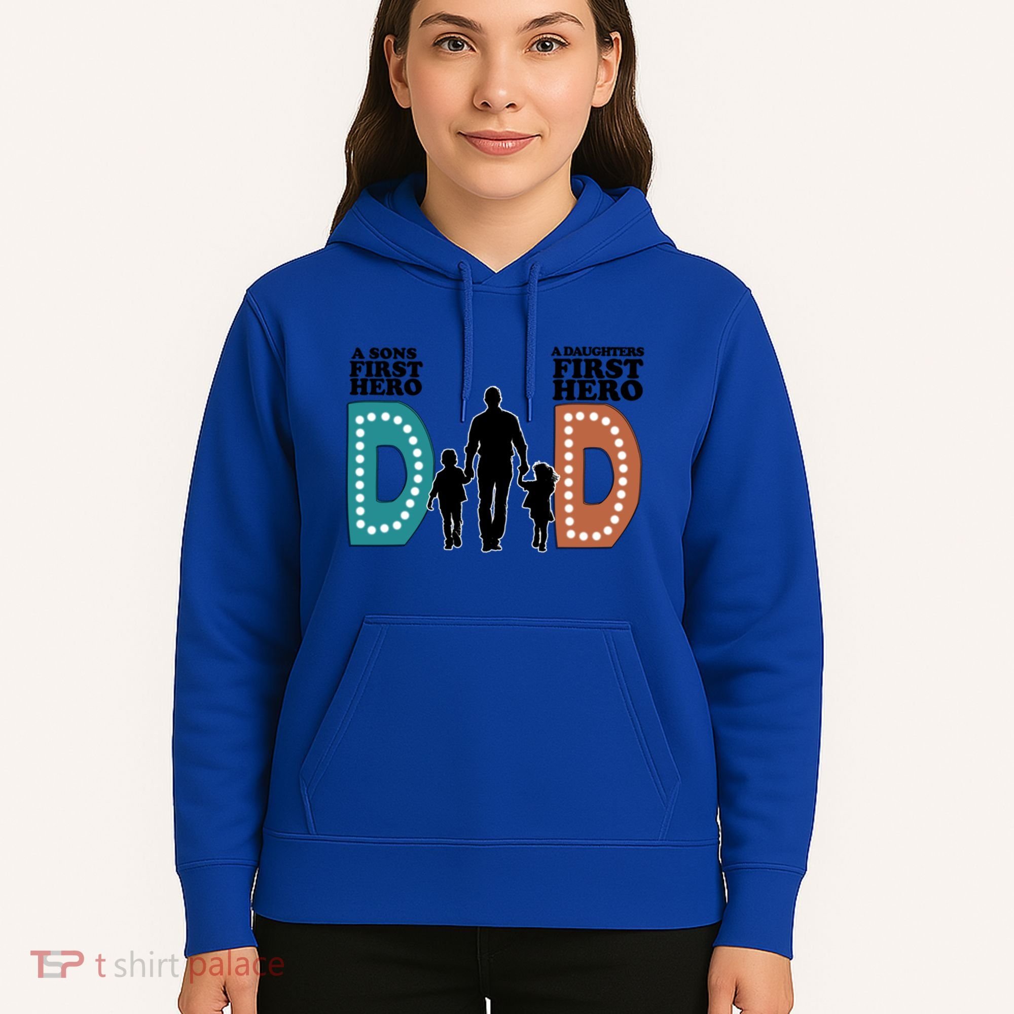Dad The First Hero FatherS Day Gift Hoodie