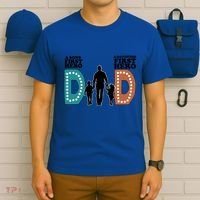 Dad The First Hero FatherS Day Gift T-Shirt thumb 6