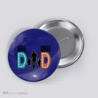 Dad The First Hero FatherS Day Gift Button thumb 0