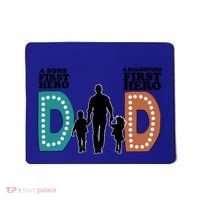 Dad The First Hero FatherS Day Gift Mousepad thumb 0