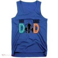Dad The First Hero FatherS Day Gift Tank Top thumb 0
