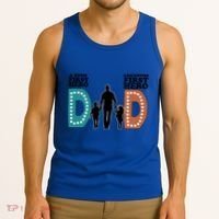 Dad The First Hero FatherS Day Gift Tank Top thumb 3