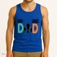Dad The First Hero FatherS Day Gift Tank Top thumb 3