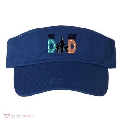 Dad The First Hero FatherS Day Gift Visor