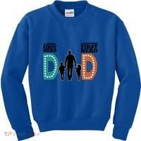 Dad The First Hero FatherS Day Gift Kids Sweatshirt thumb 0