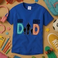 Dad The First Hero FatherS Day Gift Kids T-Shirt thumb 3