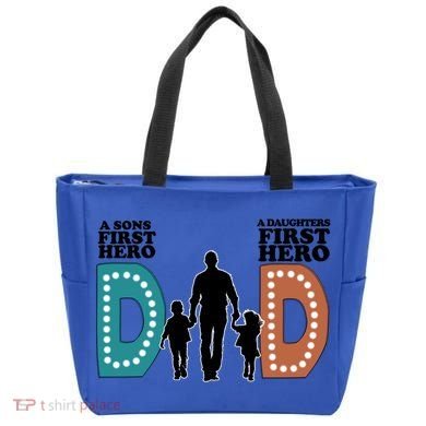 Dad The First Hero FatherS Day Gift Tote Bag