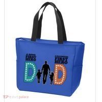 Dad The First Hero FatherS Day Gift Tote Bag thumb 3