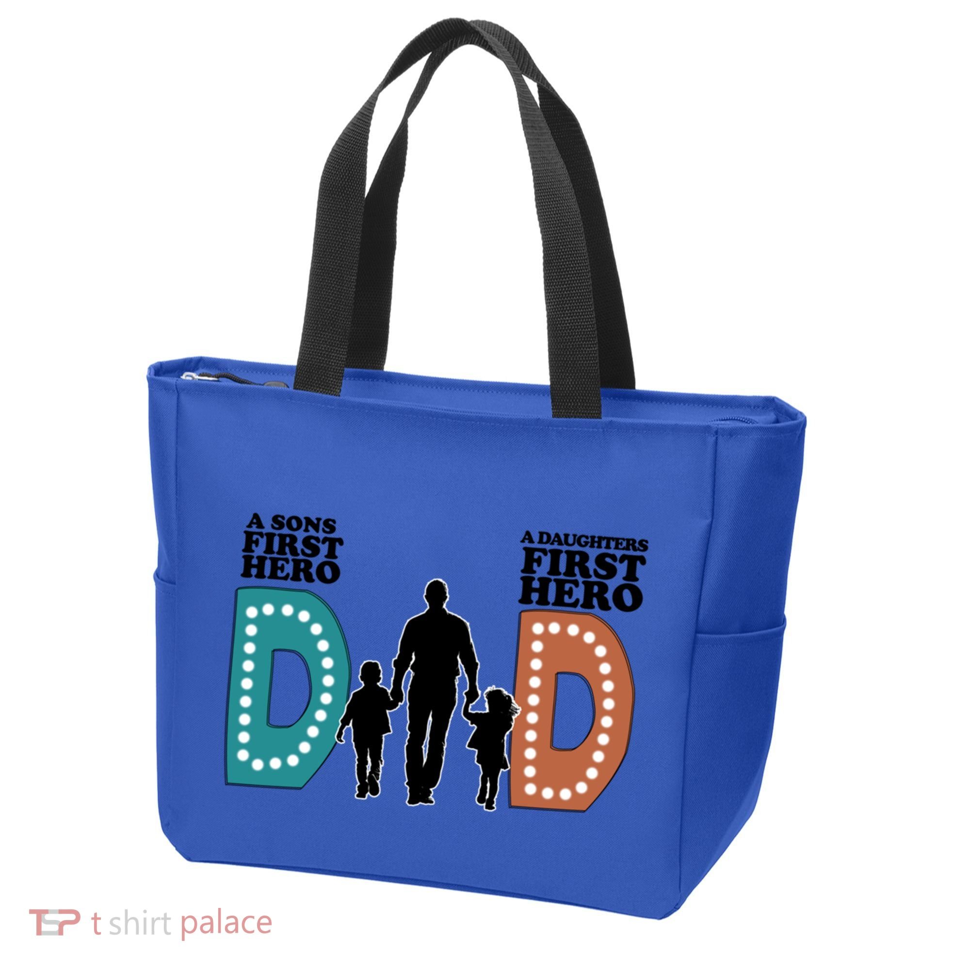 Dad The First Hero FatherS Day Gift Tote Bag