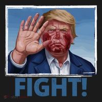 Donald Trump Fight! Rally Pro Trump Backpack thumb 2