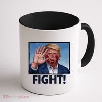 Donald Trump Fight! Rally Pro Trump Coffee Mug thumb 1