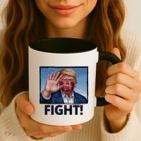 Donald Trump Fight! Rally Pro Trump Coffee Mug thumb 3