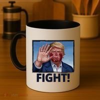 Donald Trump Fight! Rally Pro Trump Coffee Mug thumb 4