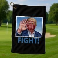 Donald Trump Fight! Rally Pro Trump Golf Towel thumb 1