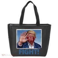 Donald Trump Fight! Rally Pro Trump Tote Bag thumb 0