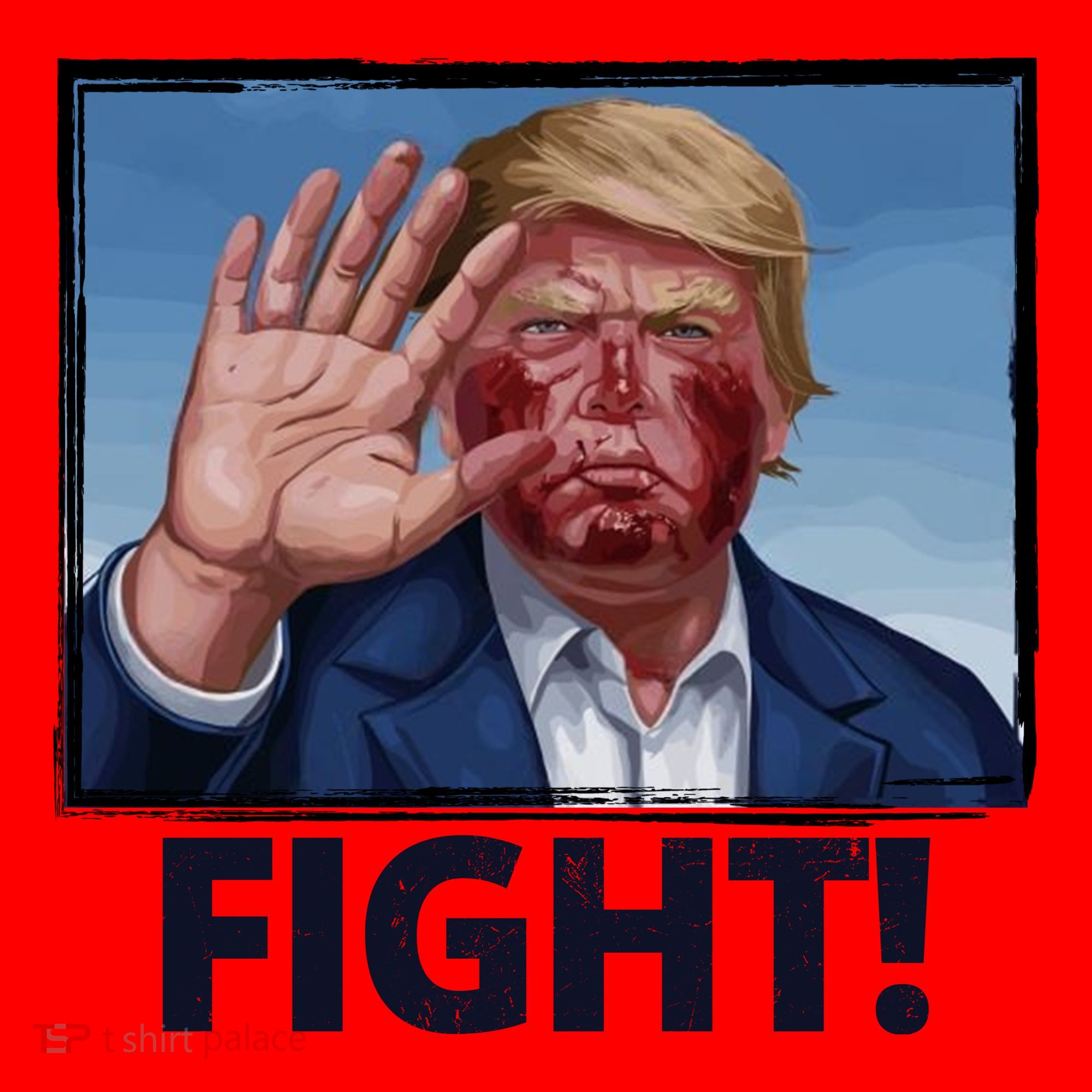 Donald Trump Fight! Rally Pro Trump Santa Hat