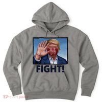 Donald Trump Fight! Rally Pro Trump Hoodie thumb 0