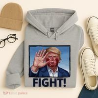 Donald Trump Fight! Rally Pro Trump Hoodie thumb 4