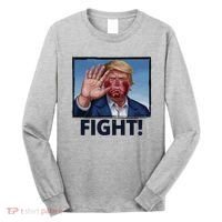 Donald Trump Fight! Rally Pro Trump Long Sleeve Shirt thumb 0