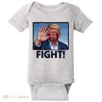 Donald Trump Fight! Rally Pro Trump Baby Bodysuit thumb 0