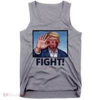 Donald Trump Fight! Rally Pro Trump Tank Top thumb 0