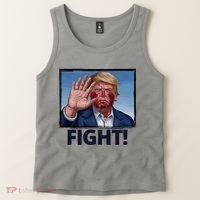 Donald Trump Fight! Rally Pro Trump Tank Top thumb 2