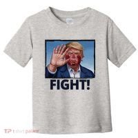 Donald Trump Fight! Rally Pro Trump Toddler T-Shirt thumb 0