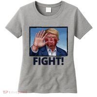 Donald Trump Fight! Rally Pro Trump Women's T-Shirt thumb 0