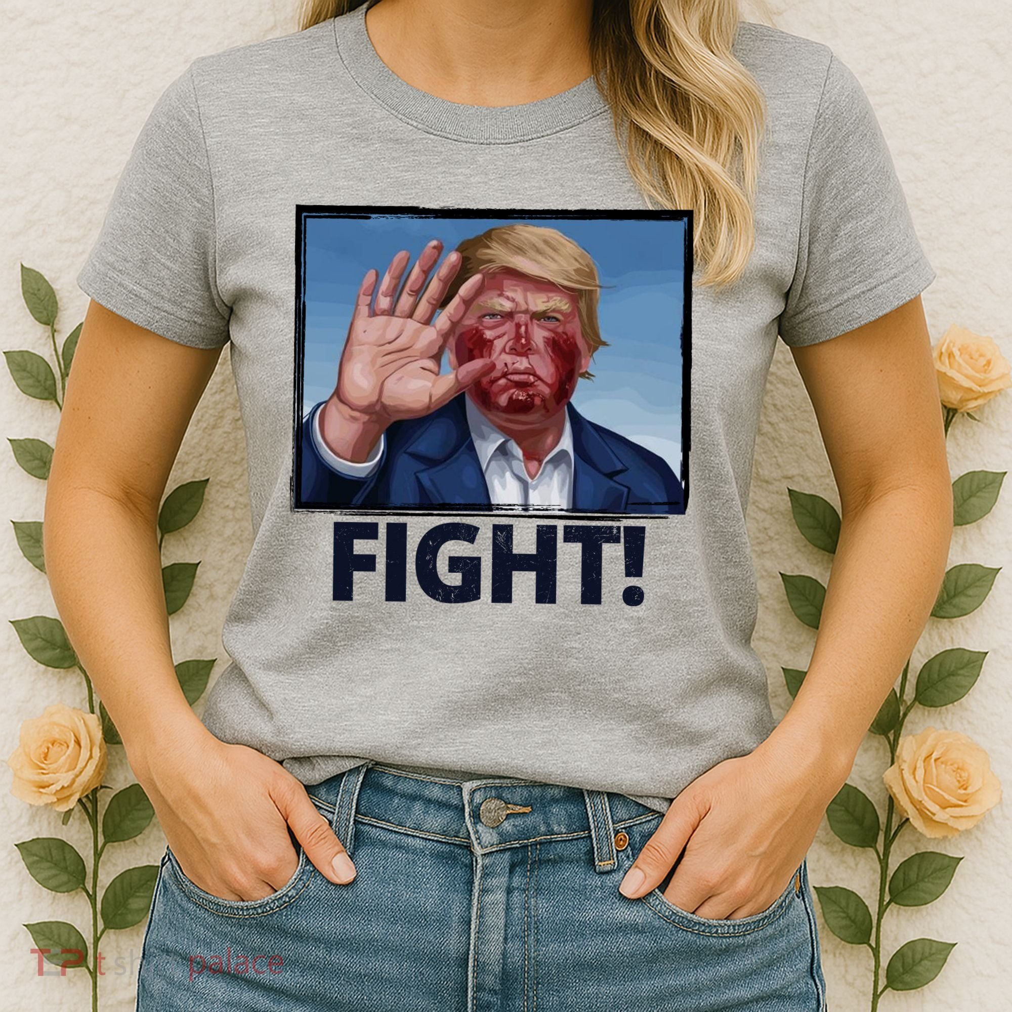 Donald Trump Fight! Rally Pro Trump Women's T-Shirt