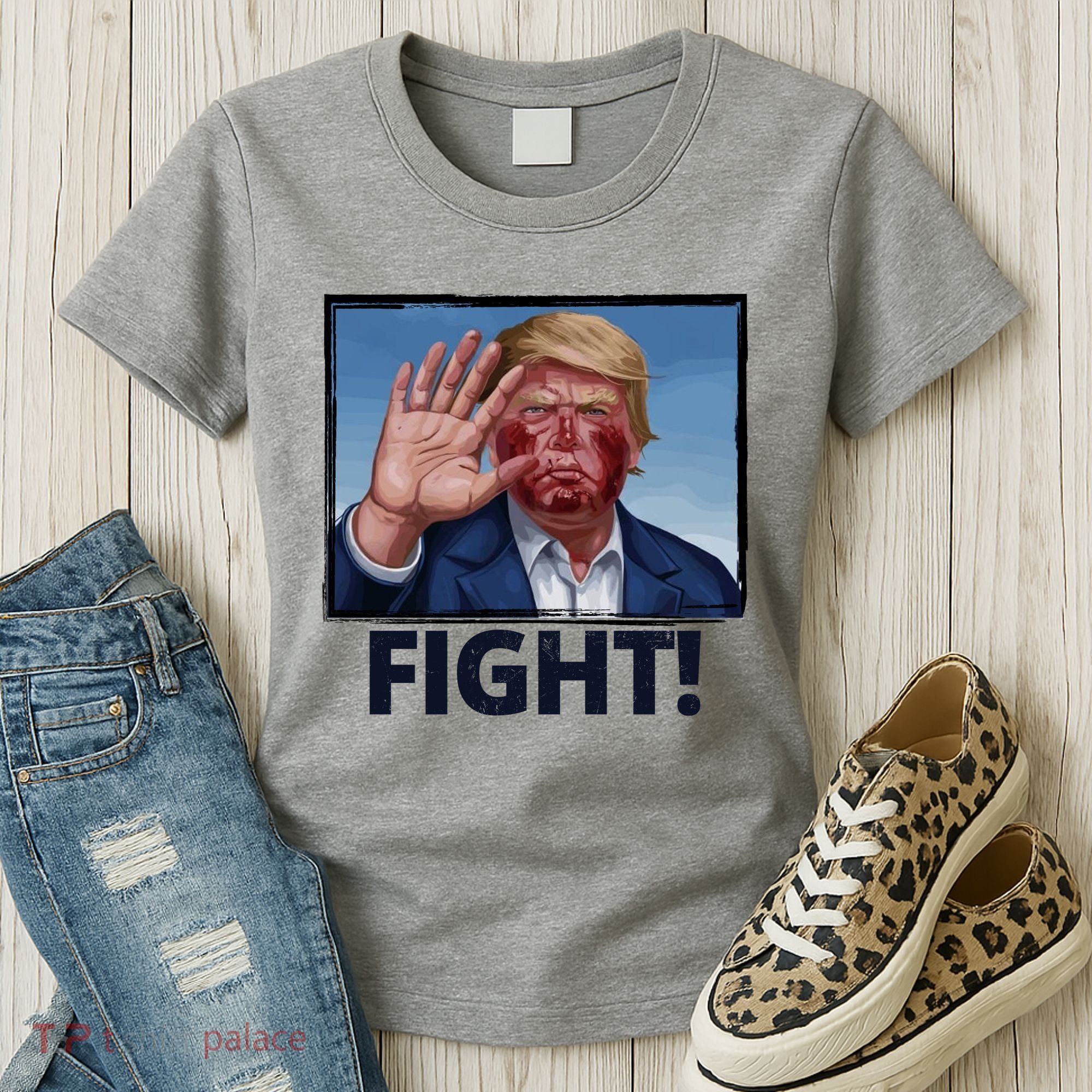 Donald Trump Fight! Rally Pro Trump Women's T-Shirt